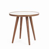 стол кофейный sputnik white and brown коичневый в Махачкале