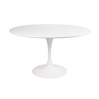 стол eero saarinen d120 столешница мдф глянцевая белый в Махачкале