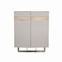 комод высокий space 115*45*125см белый с желтой медью в Махачкале
