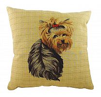 подушка с фото йоркширского терьера yorkie sitting в Махачкале