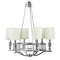 люстра easton light chandelier хром, бежевая в Махачкале
