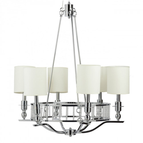 люстра easton light chandelier хром, бежевая в Махачкале