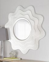 зеркало круглое фигурное марайа chalk white в Махачкале