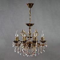 подвесная люстра ambiente leon 2128/8 pb tear drop бронза в Махачкале