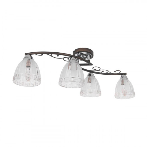 потолочная люстра idlamp nield 232/4pf-blackchrome в Махачкале