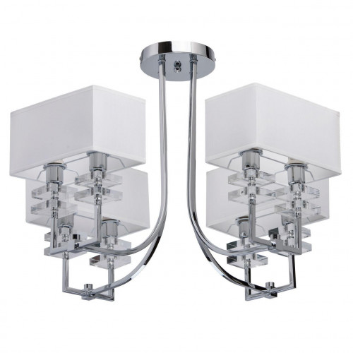 потолочная люстра mw-light прато 1 101010708 белая в Махачкале