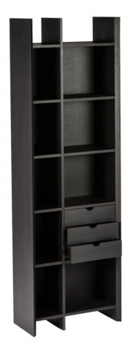 шкаф книжный mdhrrlb070rv коричневый в Махачкале