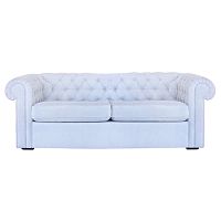 диван chesterfield двухместный прямой белый в Махачкале