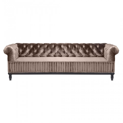 диван club sofa прямой коричневый в Махачкале