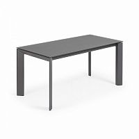стол atta 160 (220)x90 антрацит, темно-серое стекло cc0186c02 от la forma (ex julia grup) в Махачкале