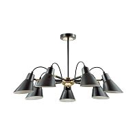 потолочная люстра lumion naomi 3709/7c черная в Махачкале