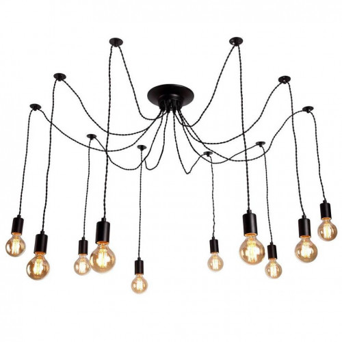 подвесная люстра arte lamp 76 a9184sp-10bk в Махачкале