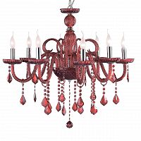 подвесная люстра ideal lux giudecca sp8 rosso в Махачкале
