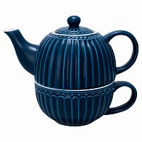 чайник с чашкой alice dark blue в Махачкале