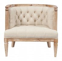 кресло westwood contemporary chair бежевый лен в Махачкале