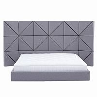 кровать двуспальная 180х200 фиолетовая floe comforty в Махачкале