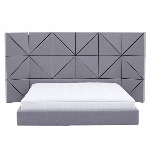 кровать двуспальная 180х200 фиолетовая floe comforty в Махачкале