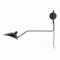 настенный светильник sconce mouille 1 лампа 1 черный в Махачкале