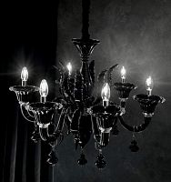 дизайнерская подвесная люстра ideal lux radetzky sp6 nero черная в Махачкале