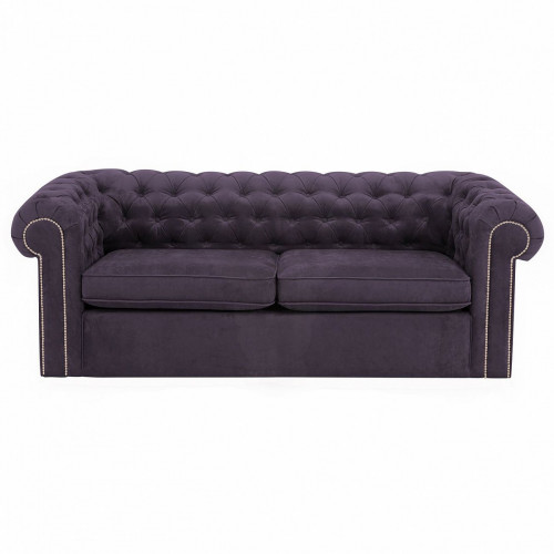 диван chesterfield прямой фиолетовый в Махачкале