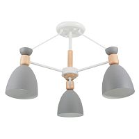 потолочная люстра freya delia fr5033cl-03w серая в Махачкале