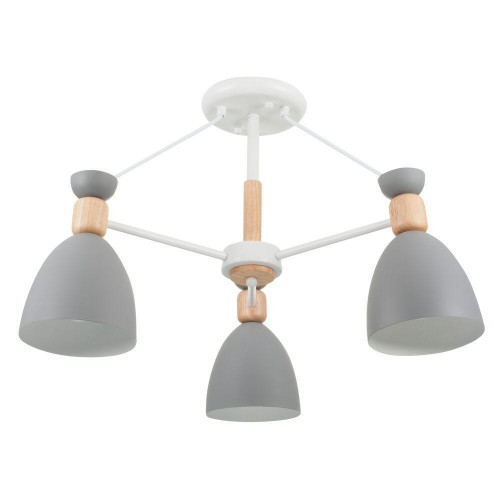 потолочная люстра freya delia fr5033cl-03w серая в Махачкале