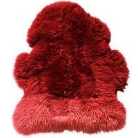 меховой коврик из овчины вишня 95х55 см в Махачкале