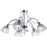 потолочная люстра arte lamp silenzio a9559pl-5cc хром в Махачкале