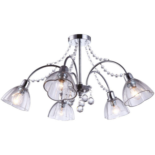 потолочная люстра arte lamp silenzio a9559pl-5cc хром в Махачкале