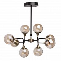 подвесная светодиодная люстра mw-light гамбург 605010908 черная в Махачкале