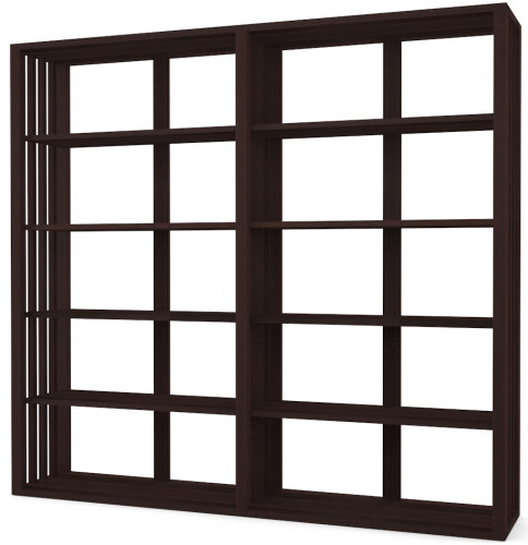 стеллаж dilan black (230*44*212) в Махачкале
