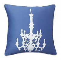 подушка с рисунком канделябра chandelier diamond-blue в Махачкале