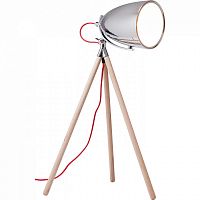 лампа настольная chromatic tripod на деревянном штативе в Махачкале