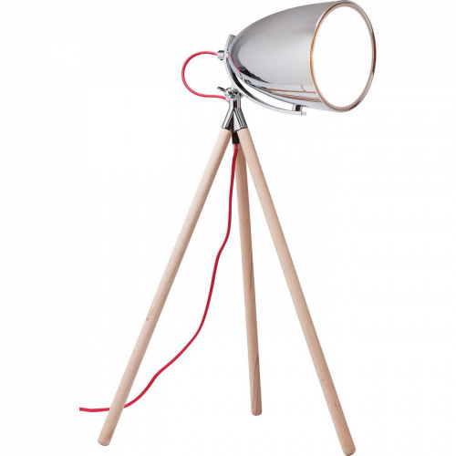 лампа настольная chromatic tripod на деревянном штативе в Махачкале