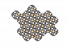 ковер parquet rhomb yellow 314x195 от gan в Махачкале