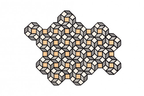 ковер parquet rhomb yellow 314x195 от gan в Махачкале