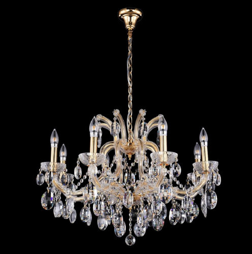 подвесная люстра crystal lux hollywood sp8 gold в Махачкале