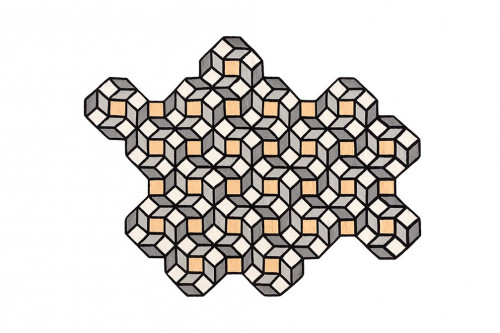 ковер parquet rhomb yellow 254x195 от gan в Махачкале
