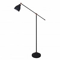 торшер arte lamp braccio a2054pn-1bk в Махачкале