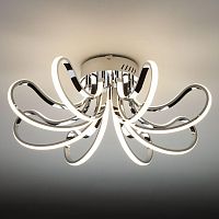 потолочный светодиодный светильник eurosvet lilium 90079/8 хром в Махачкале