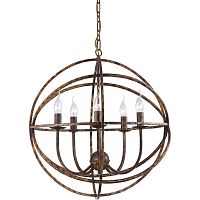 подвесная люстра arte lamp kopernik a1703sp-5br в Махачкале