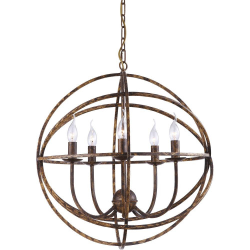 подвесная люстра arte lamp kopernik a1703sp-5br в Махачкале