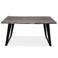 большой обеденный стол дживан platinum black из массива дерева 150x90 в Махачкале