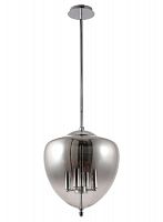 подвесная люстра crystal lux milagro sp4 a chrome серая в Махачкале