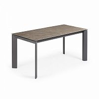 стол atta 160 (220)x90 антрацит, porcela vulcano c cc0186vc от la forma (ex julia grup) в Махачкале