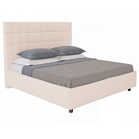 кровать большая 200х200 shining modern светло-бежевая в Махачкале