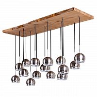 дизайнерская подвесная светодиодная люстра spot light ball 5031574 матовый никель, белая в Махачкале