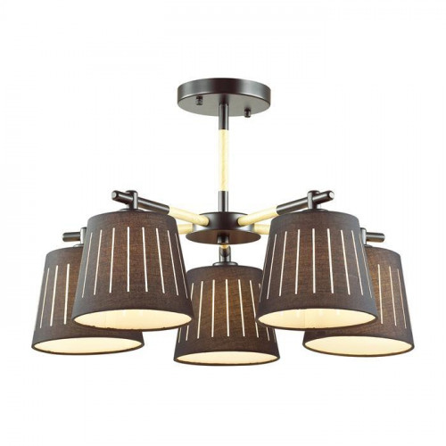 потолочная люстра odeon light nicola 4110/5 черная в Махачкале
