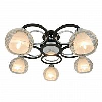 потолочная люстра arte lamp ginevra a1604pl-5bk в Махачкале