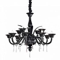 подвесная люстра ideal lux renoir sp12 nero в Махачкале